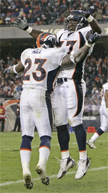 Andre Hall and Cecil Sapp celebrate