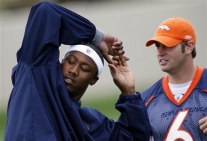 Jay Cutler and Brandon Marshall