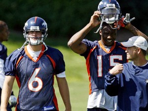 Jay Cutler and Brandon Marshall