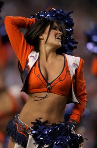 Denver Broncos cheerleader