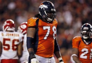 Ryan Clady (AP Photo/David Zalubowski)