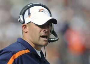 Denver Broncos head coach Josh McDaniels' decision to build the defense's 3-4 scheme from scratch is paying off.  (REUTERS/Mark Leffingwell)