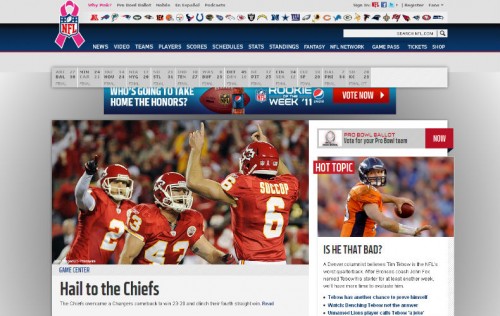 NFL.com Chiefs Broncos