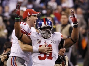 Eli Manning and Justin Tuck