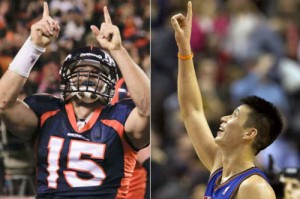 Tim Tebow and Jeremy Lin