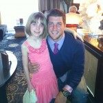 Tim Tebow with Presli Collins