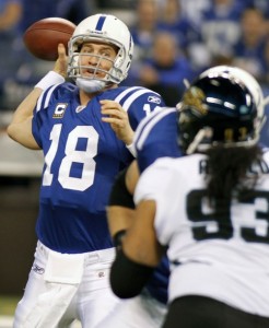 Peyton Manning with Colts