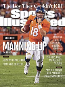 Peyton Manning Broncos SI Cover