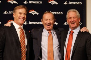 Bowlen brought in John Elway and John Fox last off-season and Denver's following season was the team's most successful one since the 2005 season. (Photo by Justin Edmonds/Getty Images)